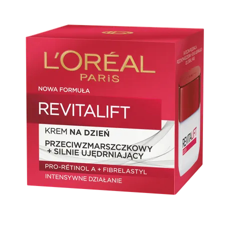 L'Oreal Paris Revitalift, Przeciwzmarszczkowy i silnie ujędrniający krem na dzień - 1