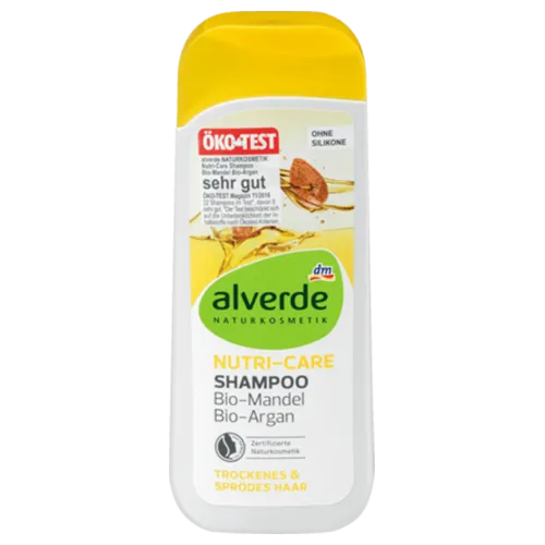 Alverde Nutri - Care - Shampoo Mandel Argan (Intensywnie odżywczy szampon migdałowo - arganowy) - 1