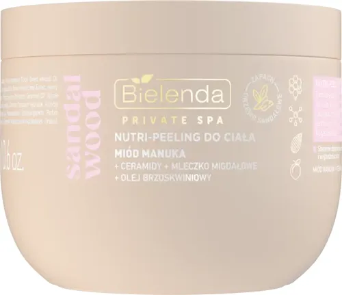 Bielenda Private SPA, Sandalwood, Nutri-peeling do ciała
