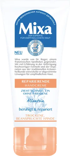 Mixa Reparierende Handcreme (Krem do rąk regenerujący z alantainą do suchej skóry dłoni)