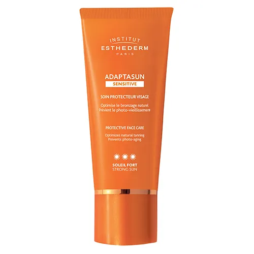Institut Esthederm Adaptasun Sensitive, Skin Protective Face Care Moderate (Krem ochronny  do twarzy przyśpieszający opalanie, dla skóry wrażliwej.) - 2