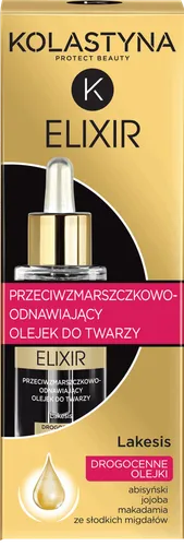 Kolastyna Elixir, Przeciwzmarszkowo-odnawiający olejek do twarzy 'Lakesis'