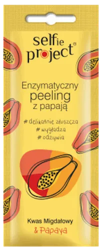 Selfie Project Enzymatyczny peeling do twarzy z papają