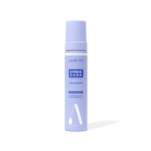Azure Tan Extreme Dark, Extreme to Maximum, Self Tan Mousse (Mus samoopalający do twarzy i ciała)