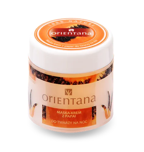 Orientana Maska - krem z papai do twarzy na noc