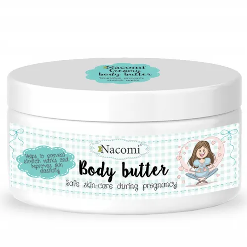 Nacomi Pregnant Care, Creamy Body Butter (Lekkie masło do pielęgnacji ciała dla kobiet w ciąży) - 1
