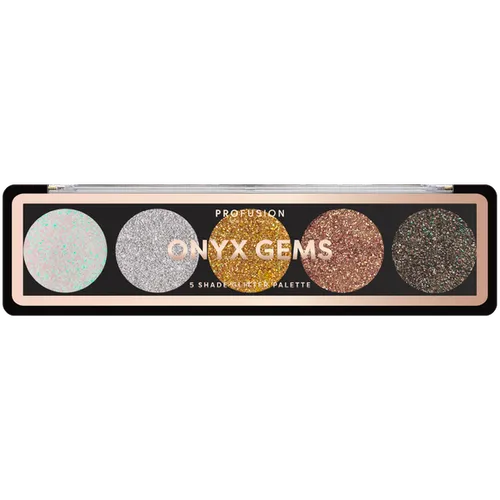Profusion Onyx Gems Glitter Palette (Paleta brokatów do powiek)