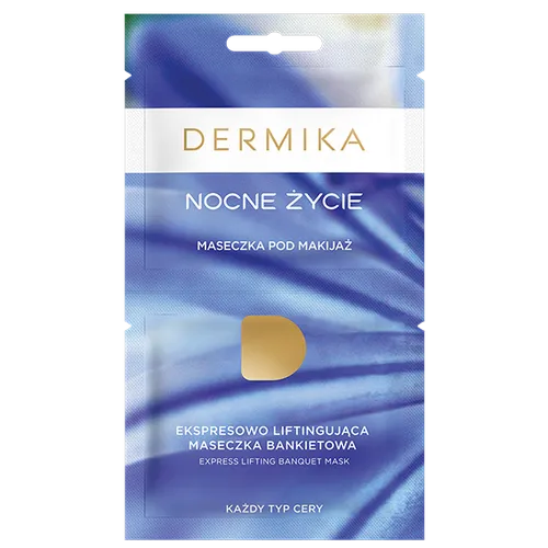Dermika Nocne Życie, Maseczka do twarzy bankietowa pod makijaż (nowa wersja) - 1