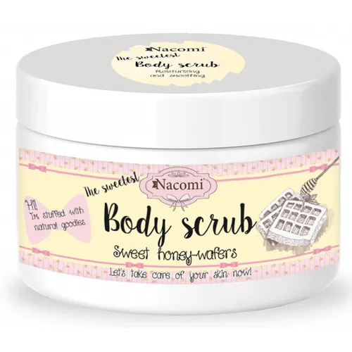 Nacomi The Sweetest Body Scrub Sweet Honey Wafers (Peeling do ciała `Miodowe gofry`)