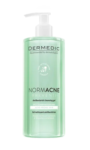 Dermedic Normacne Preventi, Antibacterial Foaming Gel (Antybakteryjny żel do mycia (nowa wersja)) - 2