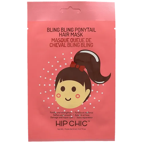 Hip Chic Bling Bling Ponytail Hair Mask (Wygładzająca maska do włosów suchych, zniszczonych i pozbawionych blasku)