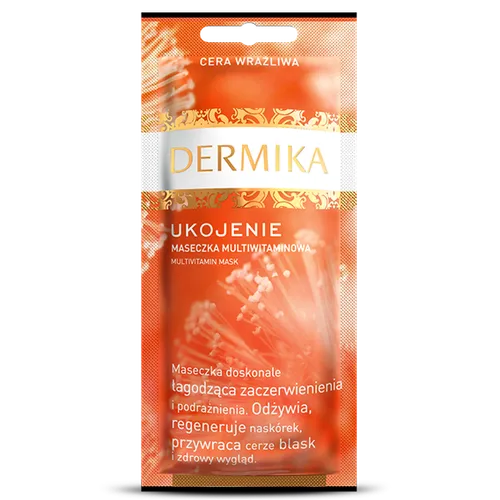 Dermika Ukojenie, Maseczka multiwitaminowa do cery wrażliwej i bardzo wrażliwej (nowa wersja)