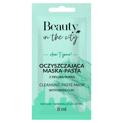 Beauty in the City Clear T-Zone! Cleansig Paste-Mask with Green Clay (Oczyszczająca maska-pasta z zieloną glinką)