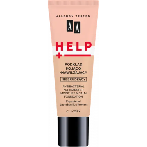AA Help, Antibacterial No Transfer Moisture & Calm Foundation (Podkład kojąco-nawilżający)
