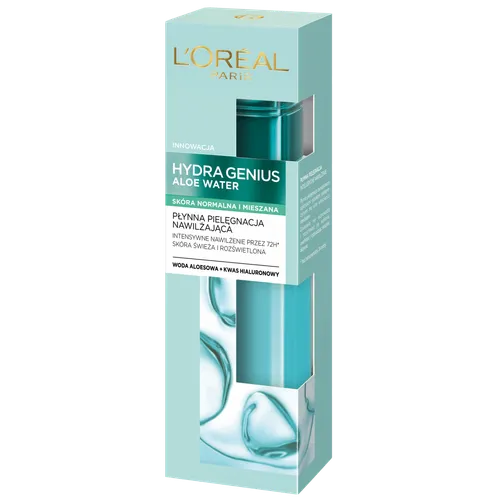 L'Oreal Paris Hydra Genius, Woda aloesowa do skóry normalnej i mieszanej
