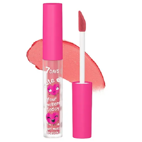 Vilenta 7 Days, Your Emotions Today Cute Matte Liquid Lipstick (Matowa pomadka do ust w płynie)