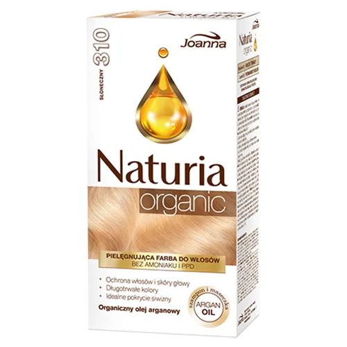 Joanna Naturia Organic (Farba do włosów dla osób ze skórą skłonną do alergii)