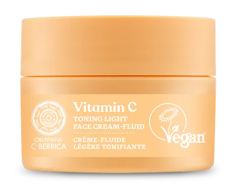 Natura Siberica Vitamin C Toning Light Face Cream-Fluid (Tonizujący krem fluid do twarzy)