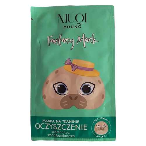 Niuqi Fantasy Mask, Maska na tkaninie  oczyszczenie `Figlarna Foka` - 1