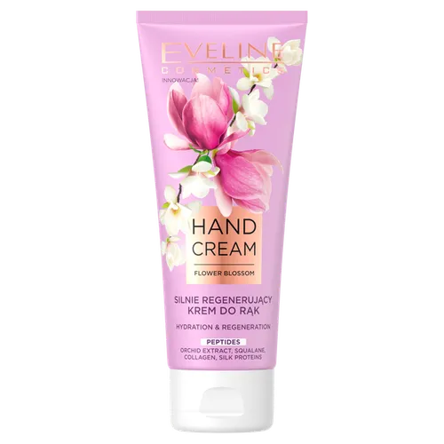 Eveline Cosmetics Flower Blossom, Silnie regenerujący krem do rąk