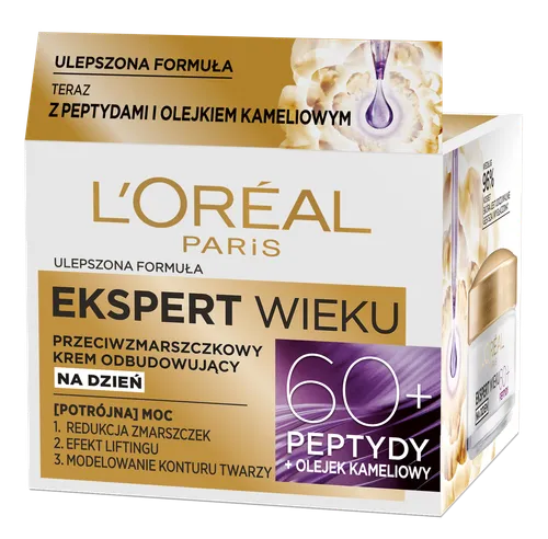 L'Oreal Paris Ekspert wieku, Przeciwzmarszczkowy krem odbudowujący na dzień 60+ - 2