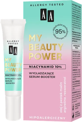 AA My Beauty Power, Wygładzające serum-booster `Niacynamid 10% `