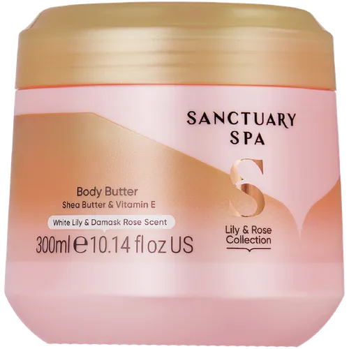 Being by Sanctuary Spa Lily & Rose Collection, Body Butter Shea Butter & Vitamin E (Masło do ciała)