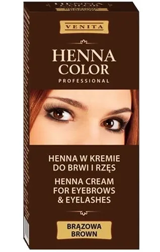 Venita Henna Color, Henna w kremie do brwi i rzęs