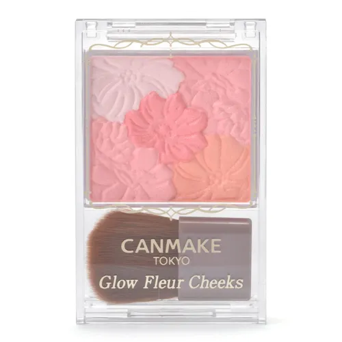 Canmake Tokyo Glow Fleur, Cheeks Blush (Róż do policzków) - 1