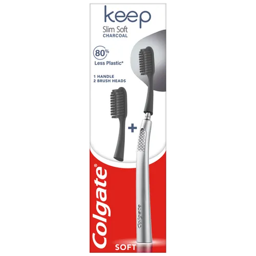 Colgate Keep Slim Soft Charcoal (Szczoteczka do mycia zębów z wymienną główką)