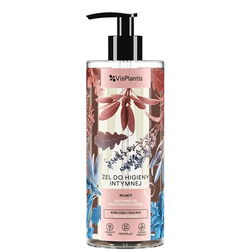 Vis Plantis Herbal Vital Care, Żel do higieny intymnej `Kora dębu, szałwia` - 1