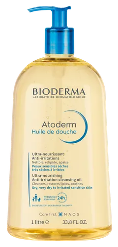 Bioderma Atoderm, Huile de Douche (Nawilżający olejek do kąpieli i pod prysznic) - 1