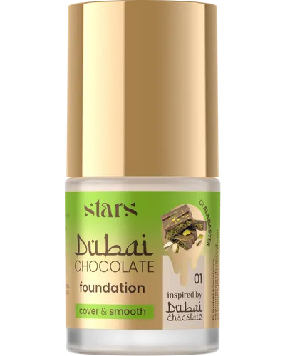Stars from the stars Dubai Chocolate, Cover & Smooth Foundation (Kryjąco-wygładzający podkład do twarzy)