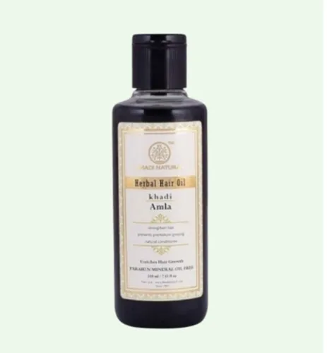 Khadi Natural Amla Herbal Hair Oil (Ajuwerdyjski olejek do włosów `Amla`)