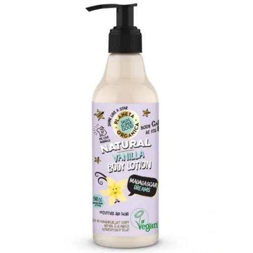 Planeta Organica Natural Vanilla Body Lotion (Balsam do ciała `Wanilia`)