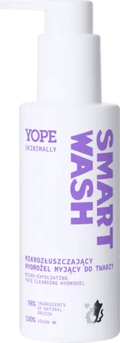 Yope Skinimally, Smart Wash, Mikrozłuszczający hydrożel myjący do twarzy