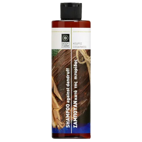 Body Farm Cedarwood, Shampoo Against Dandruff (Szampon dodający objętości `Cedr`)