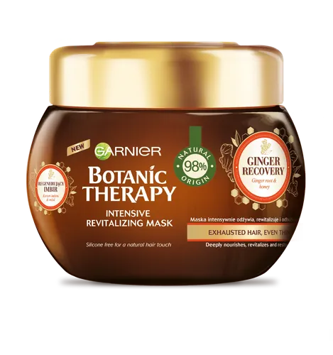 Garnier Botanic Therapy, Intensywnie rewitalizująca maska do włosów `Korzeń imbiru & miód` - 2