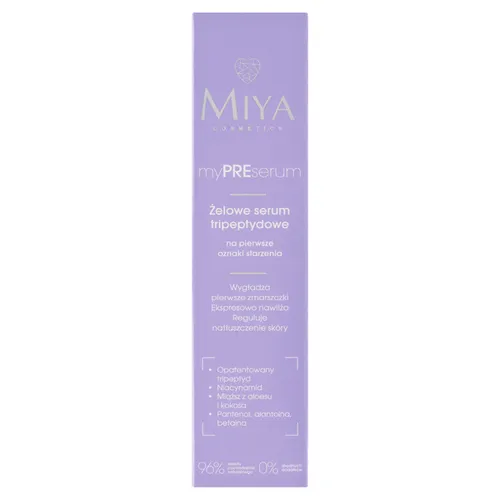 Miya Cosmetics myPREserum, Żelowe serum tripeptydowe na pierwsze oznaki starzenia