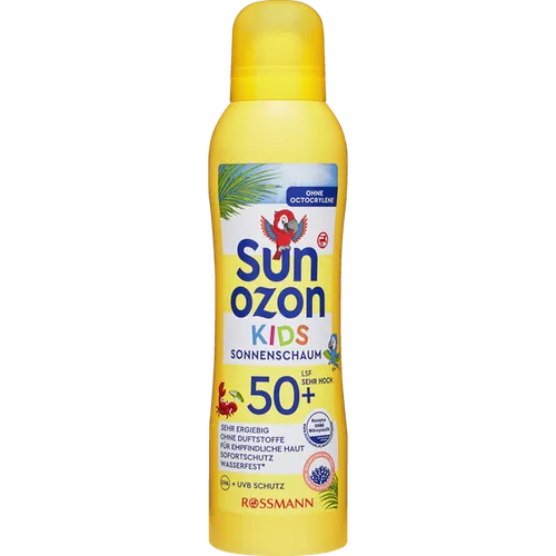 SunOzon Kids,  Sonnenschaum LSF 50+ (Pianka przeciwsłoneczna SPF 50+)