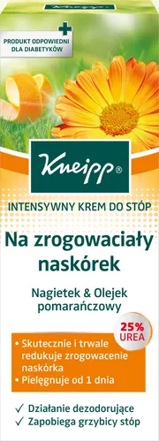 Kneipp Intensywny krem do stóp na zrogowaciały naskórek `Nagietek & olejek pomarańczowy`