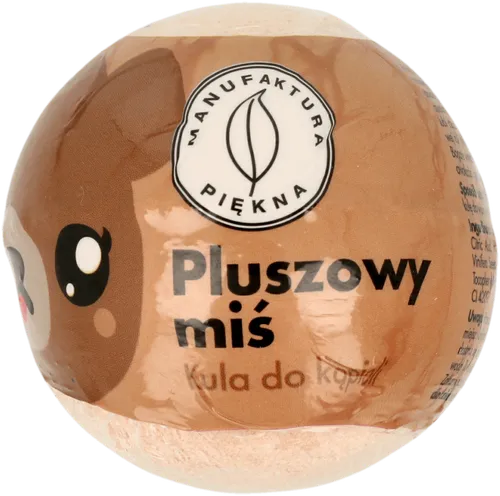 Manufaktura Piękna Kula do kąpieli `Pluszowy miś`