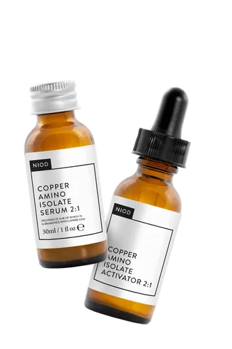 NIOD Copper Amino Isolate Serum 2:1 (Serum przeciwzmarszczkowe z kompleksem miedzi)