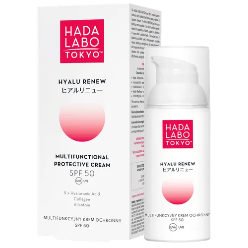 Hada Labo Tokyo Hyalu Renew, Multifunctional Protective Cream SPF50 (Multifunkcyjny krem ochronny SPF50)