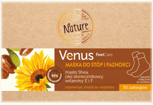 Venus Nature, FeetCare, Maska do stóp i paznokci