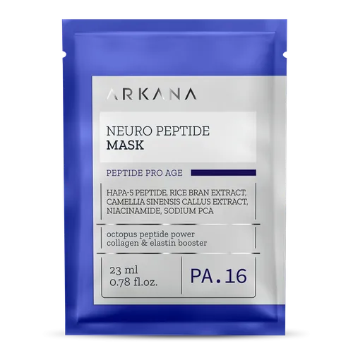 Arkana Peptide Pro Age, Neuro Peptide Mask (Neuropeptydowa maska z efektem mezobotoksu)