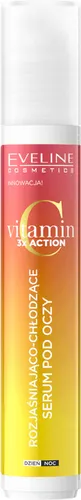 Eveline Cosmetics Vitamin C 3x Action, Rozjaśniająco-chłodzące serum pod oczy na dzień i na noc