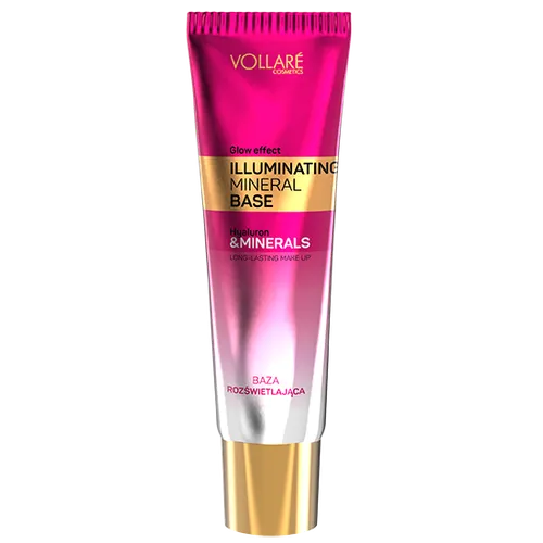 Vollare Cosmetics Glow Effect illuminating Mineral Base (Baza pod makijaż wygładzająco-rozświetlająca)