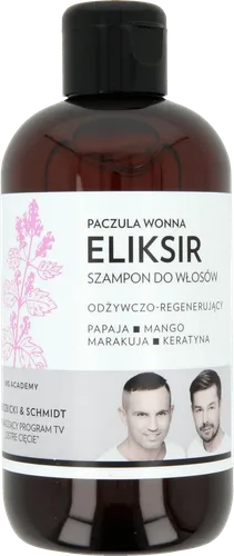 WS Wierzbicki & Szmidt Academy Eliksir myjący, Paczula Wonna, Szampon odżywczo - regenrujący