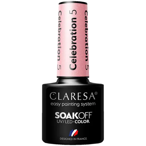 Claresa Celebration Soak-off UV/LED Color (Lakier hybrydowy do paznokci)